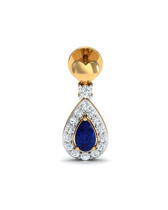 Anchita Sapphire Diamond Earrings