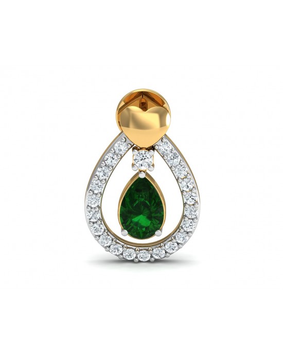 Ameena Emerald & Diamond Earrings