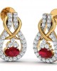 Lara Ruby Diamond Earrings