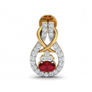 Lara Ruby Diamond Earrings