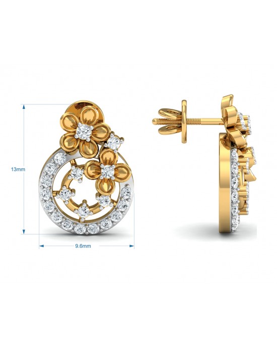 Arnit Diamond Earrings in Gold