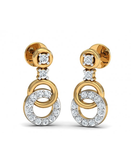 Anishi Diamond Dangle Earrings