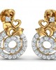 Haida Diamond Earrings In Gold