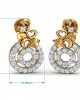 Haida Diamond Earrings In Gold