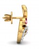 Gia Tourmaline Diamond Earrings in Gold