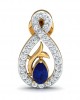 Tarini Blue Sapphire & Diamond Earrings