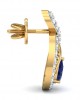 Tarini Blue Sapphire & Diamond Earrings