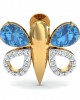 Asmara Blue Topaz & Diamond Earrings