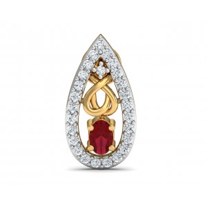 Ishani Ruby Diamond Earrings