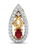 Ishani Ruby Diamond Earrings