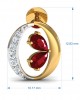 Chiti Ruby Diamond Earrings