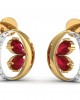 Chiti Ruby Diamond Earrings