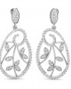 Bela Diamond Dangle Drop Earrings