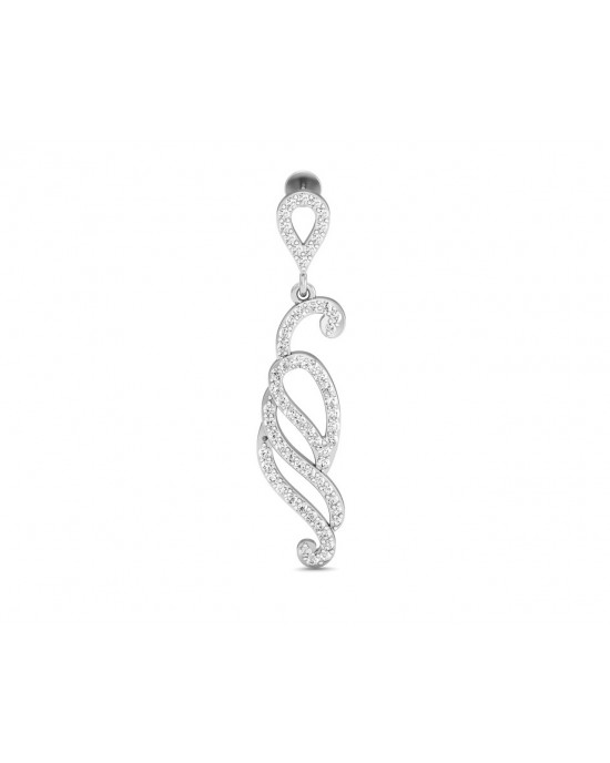 Alka Diamond Dangle Drop Earring