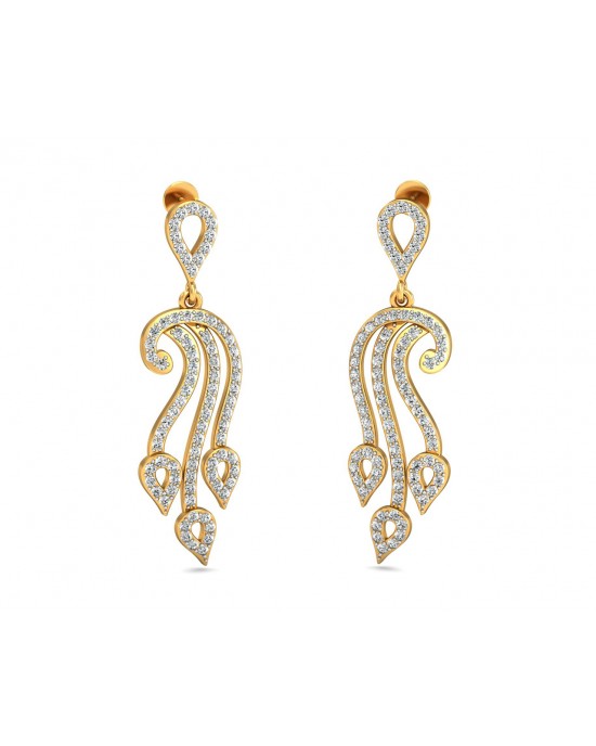 Diya Diamond Drop Earrings