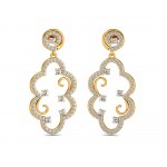 Anan Diamond Gold Danglers