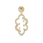 Anan Diamond Gold Danglers