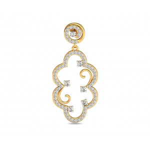 Anan Diamond Gold Danglers