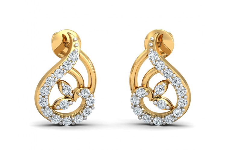 Buy Charvi Designer Diamond Earrings Endear Jewellery