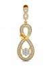 Infinity Dangle Drop Diamond Earrings