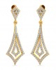 Sia Diamond Danglers In Gold