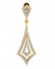 Sia Diamond Danglers In Gold