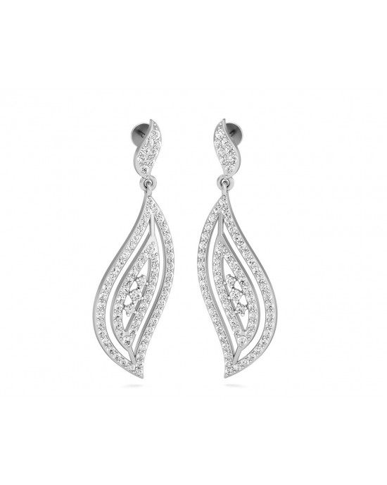 Dipti Diamond Dangle Earrings