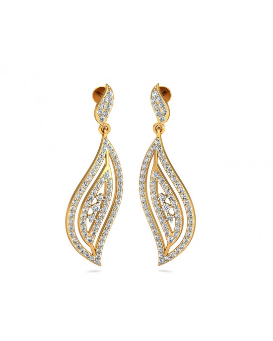 Dipti Diamond Dangle Earrings