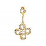 Contemporary Club Diamond Danglers