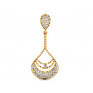 Trisha Round Brilliant Diamond Earrings