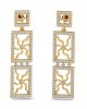 Kriti Long Diamond Earrings