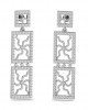 Kriti Long Diamond Earrings