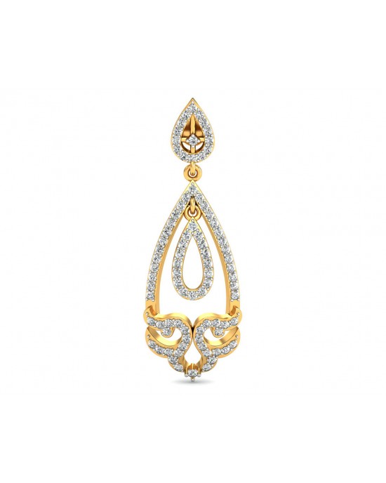 Ekvira Long Diamond Danglers