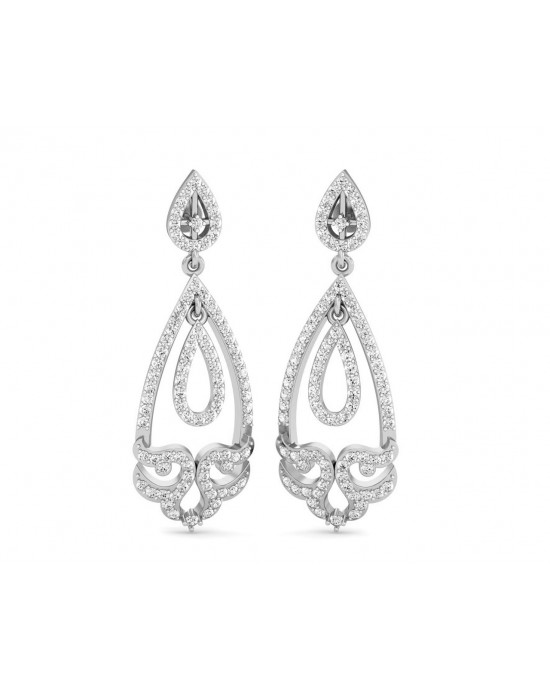 Ekvira Long Diamond Danglers