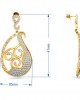 Eka Diamond Drop Earrings