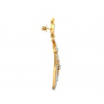 Abstract Designer Diamond Earrings