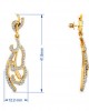 Abstract Designer Diamond Earrings