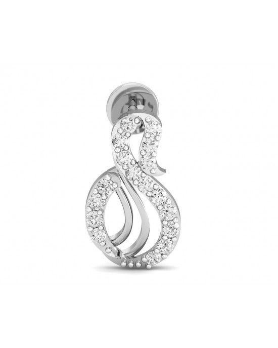 Swan Diamond Earrings