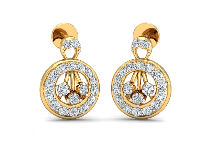 Buy Dea Brilliant Cut Diamond Earrings | Endear Jewellery