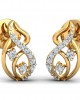 Deena Round Brilliant Cut Diamond Earrings