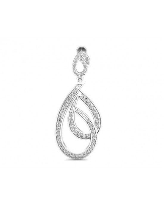 Gayle Long Diamond Earrings