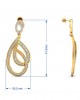 Gayle Long Diamond Earrings