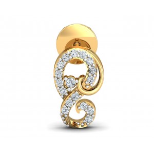 Freya Round Brilliant Diamond Earrings