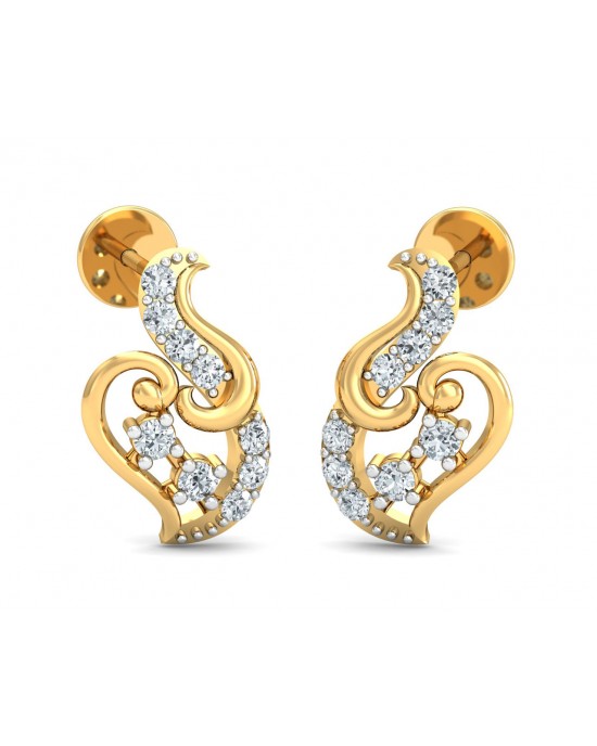 Gini Brilliant Cut Diamond Earrings