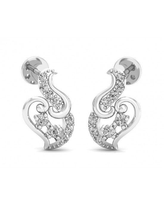 Gini Brilliant Cut Diamond Earrings