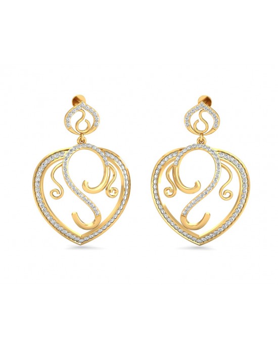 Jarn Gold Diamond Earrings