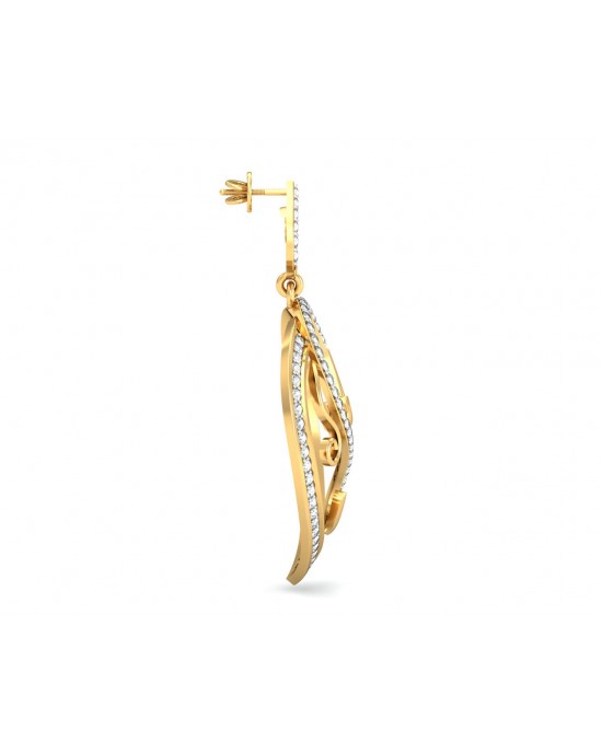 Jarn Gold Diamond Earrings