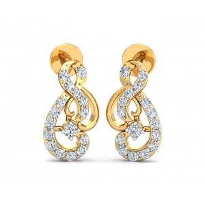 Deiva Round Brilliant Diamond Earrings