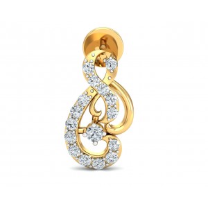 Deiva Round Brilliant Diamond Earrings