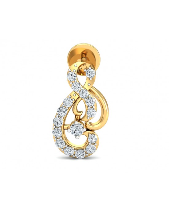 Deiva Round Brilliant Diamond Earrings